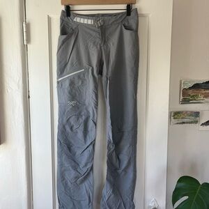 Arc'teryx Gray Straight-Leg Technical Pants